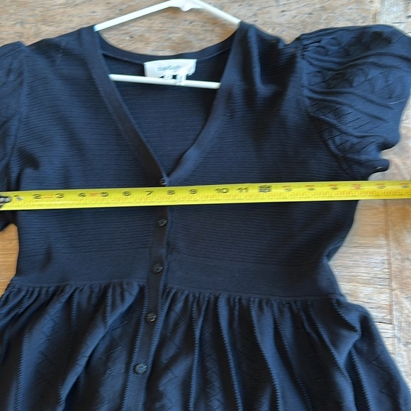 Ba&sh Acacio Pointelle Cardigan Blouse | Black | Size Medium | NWOT - Picture 14 of 14